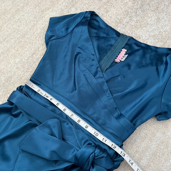 Pinup Couture Royal Blue Midi Dress - Picture 6 of 8